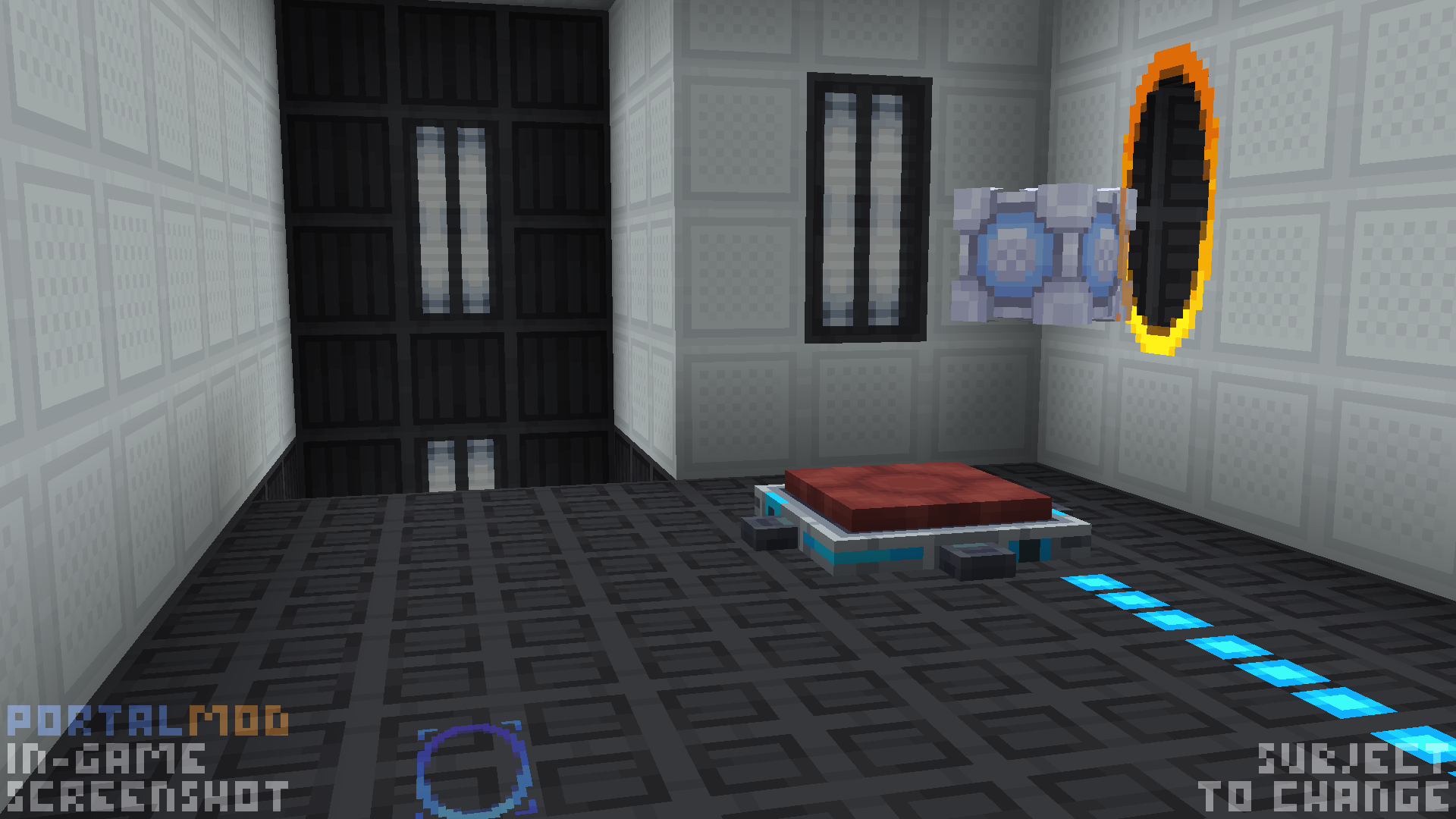 A portal revealing itself through the floor