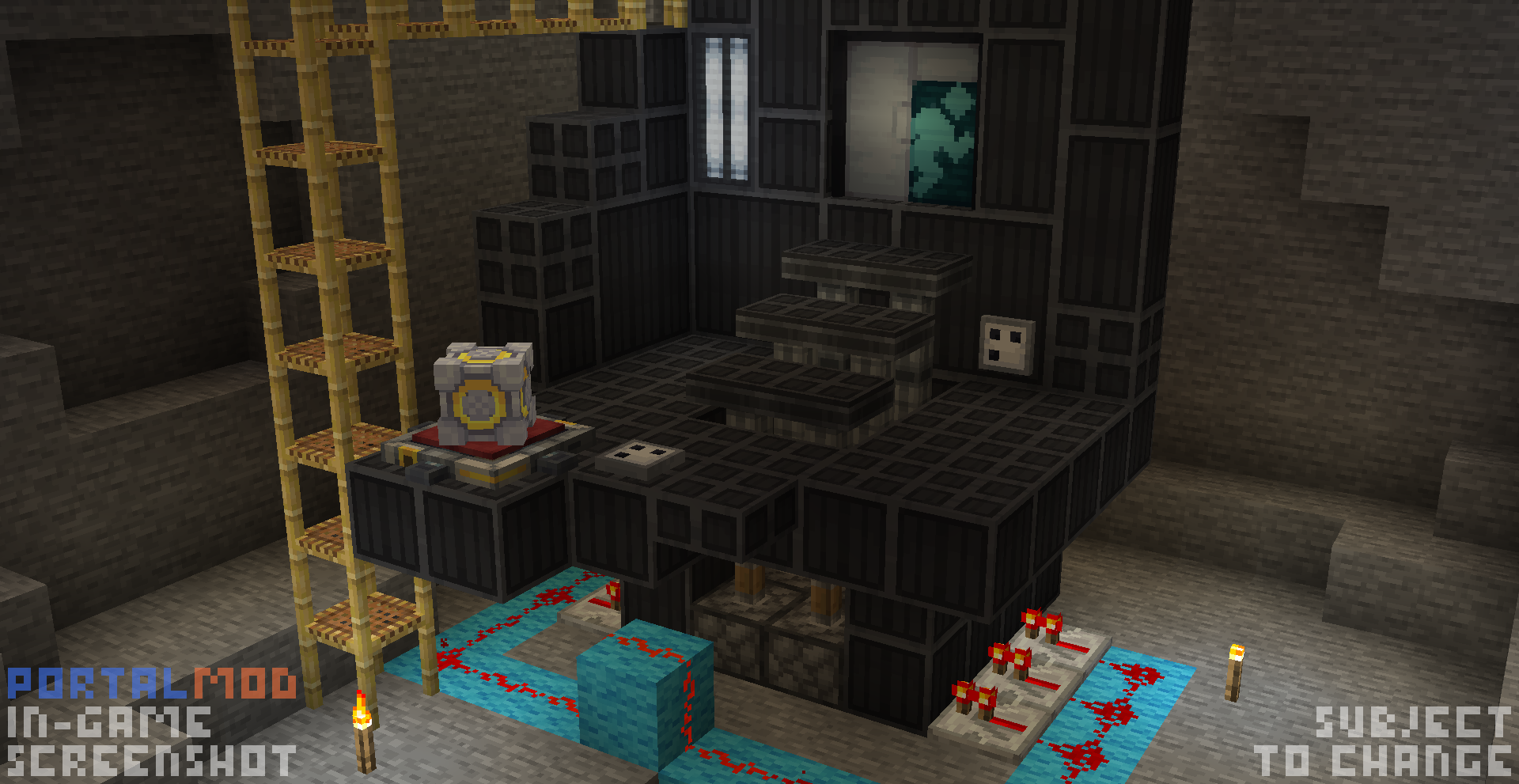 A redstone staircase